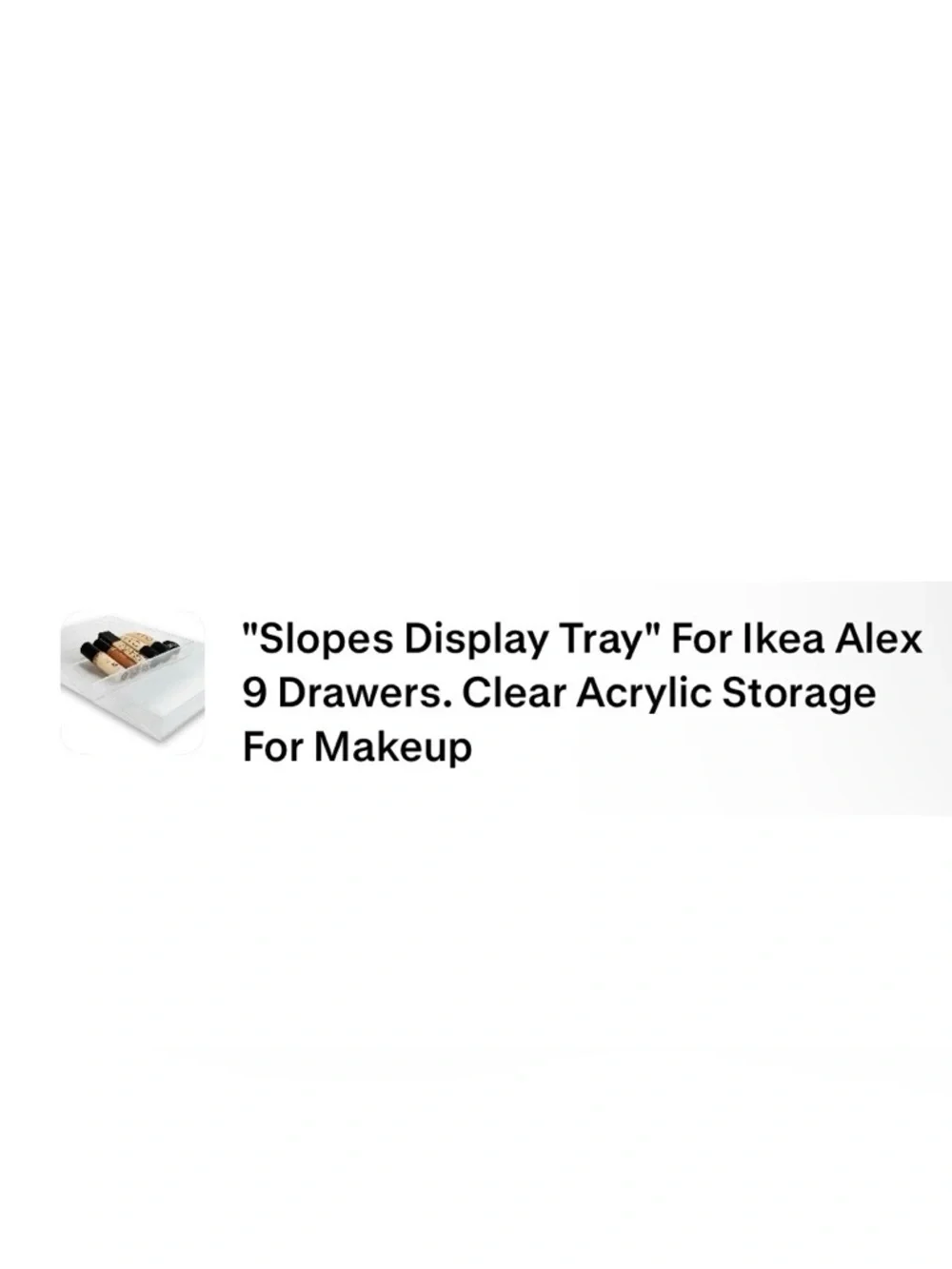 Makeup Drawer Organizer